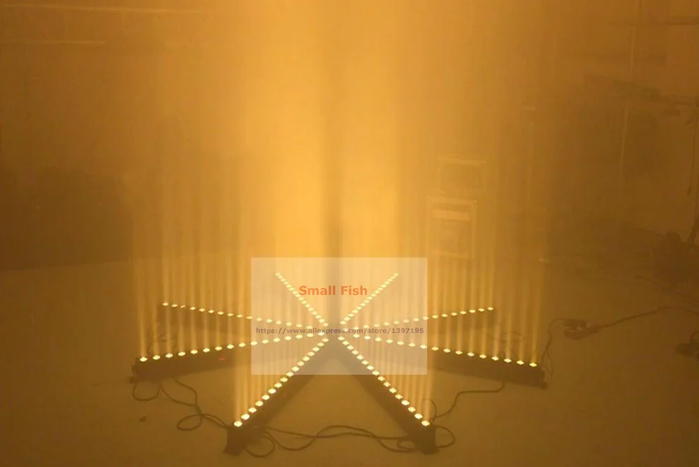 Высокая яркость 16 светодиодный sX3W dmx-панель светло-желтый одноцветный светодиодный промывная настенная лампа Ландшафтная мойка Настенные светильники для рождественские украшения