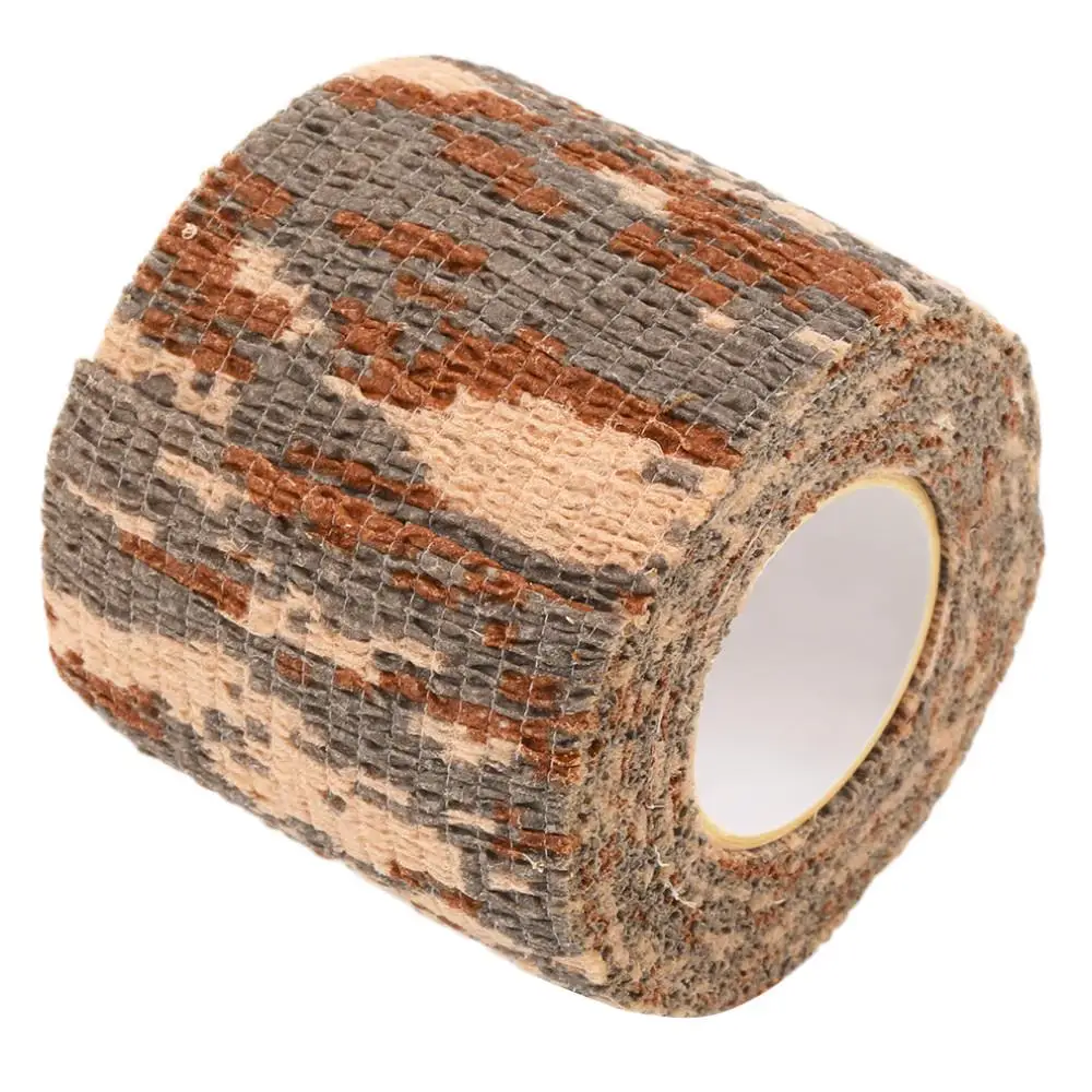 New 1 Roll Men Army Adhesive Camouflage Tape Stealth Wrap Outdoor Hunting drop shipping