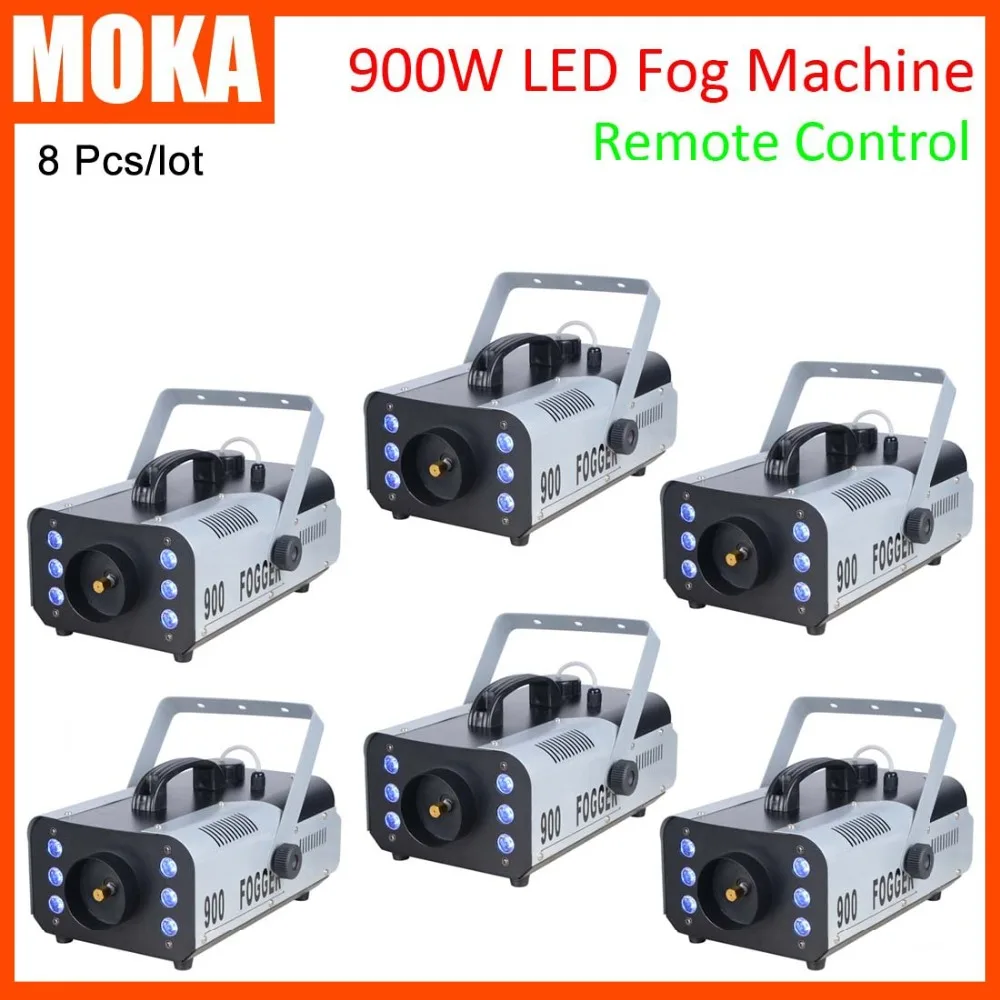 

6 PCS/lot disco dj machine smoke for party lights 900w led fog machine for led dj lights