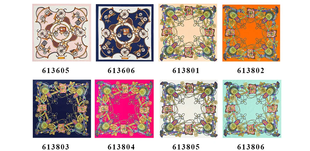 Silk Square Scarf (7)
