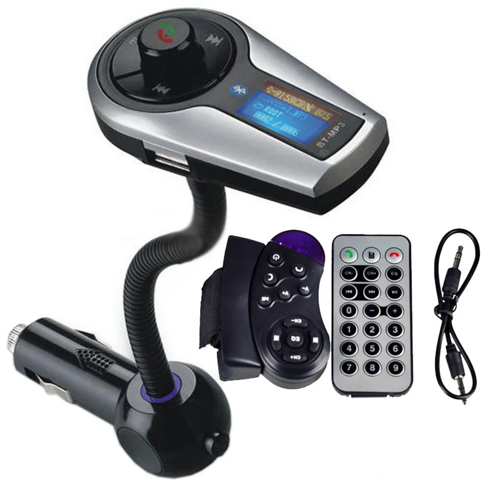 Bluetooth FM Transmitter Wireless Hands free MP3 USB Car Charger with