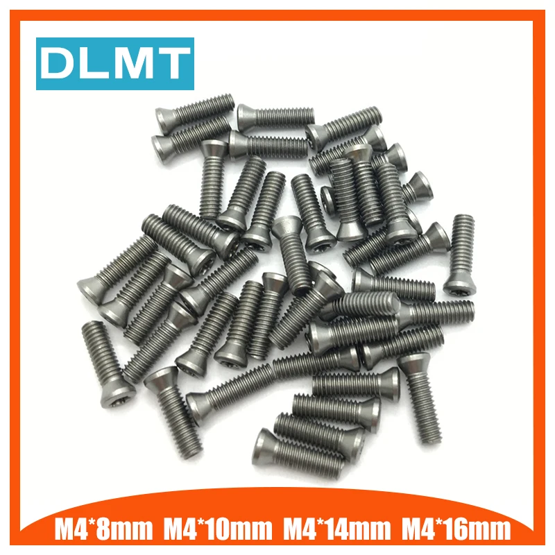 

M4*8 M4*9 M4*10 M4*12 M4*14 M4*16 50pcs Screw Replaces Carbide Insert CNC Accessories Lathe Tool or Blade Cutter Bar