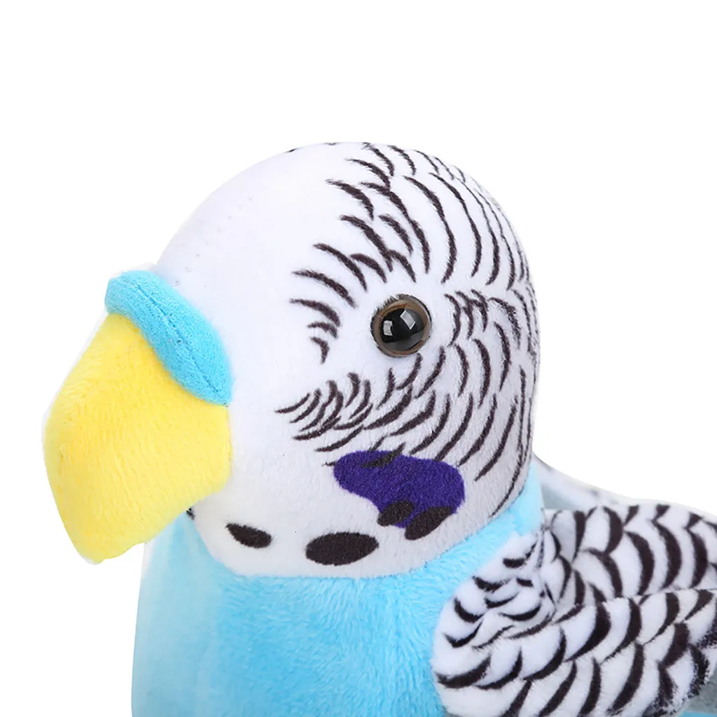 Милая мимическая игрушка попугай птица говорящий повторяет Cockatiel What You Say
