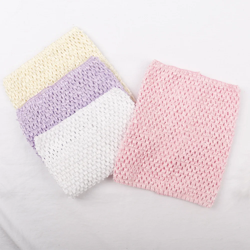 

20*23cm TuTu Tube Tops 9inches Girl Elastic Crochet Chest Wrap Handmade Knit Fabric Girls Pettiskirt Skirt Dress Accessories