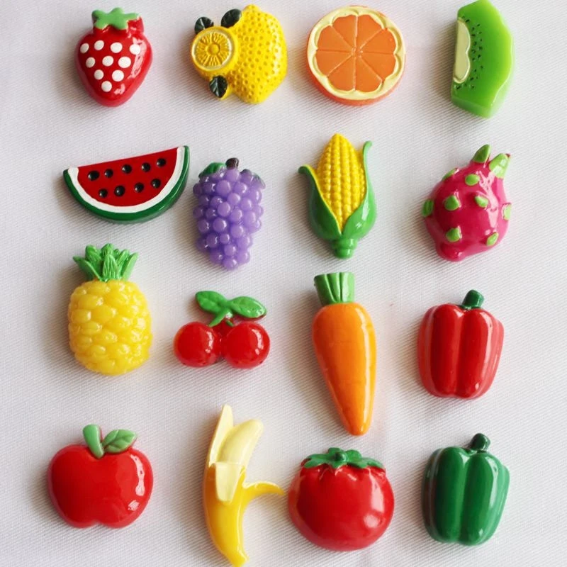 

ZOCDOU Fruits Vegetables Fridge Magnets Farm Decor Blackboard Food Sticker Cartoon Paster Poland Kids Home Car Door Ornament