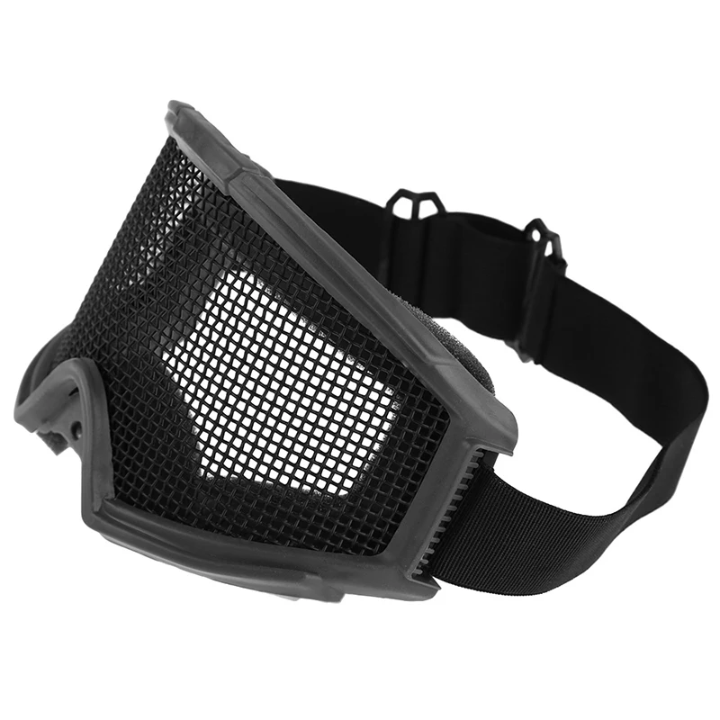 Safety Goggles Adults Airsoft Tactical Metal Mesh Outdoor Sports Hiking Hunting