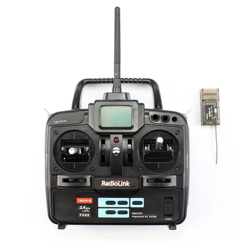 

RadioLink T6EHP-E 2.4G 6Ch RC Remote Controller Transmitter for FUTABA 6EX TREX T-REX 450 500