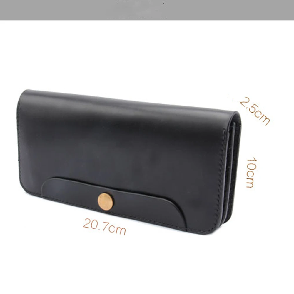 DIY leather craft women man long wallet PVC die cutting template sewing pattern 1 set