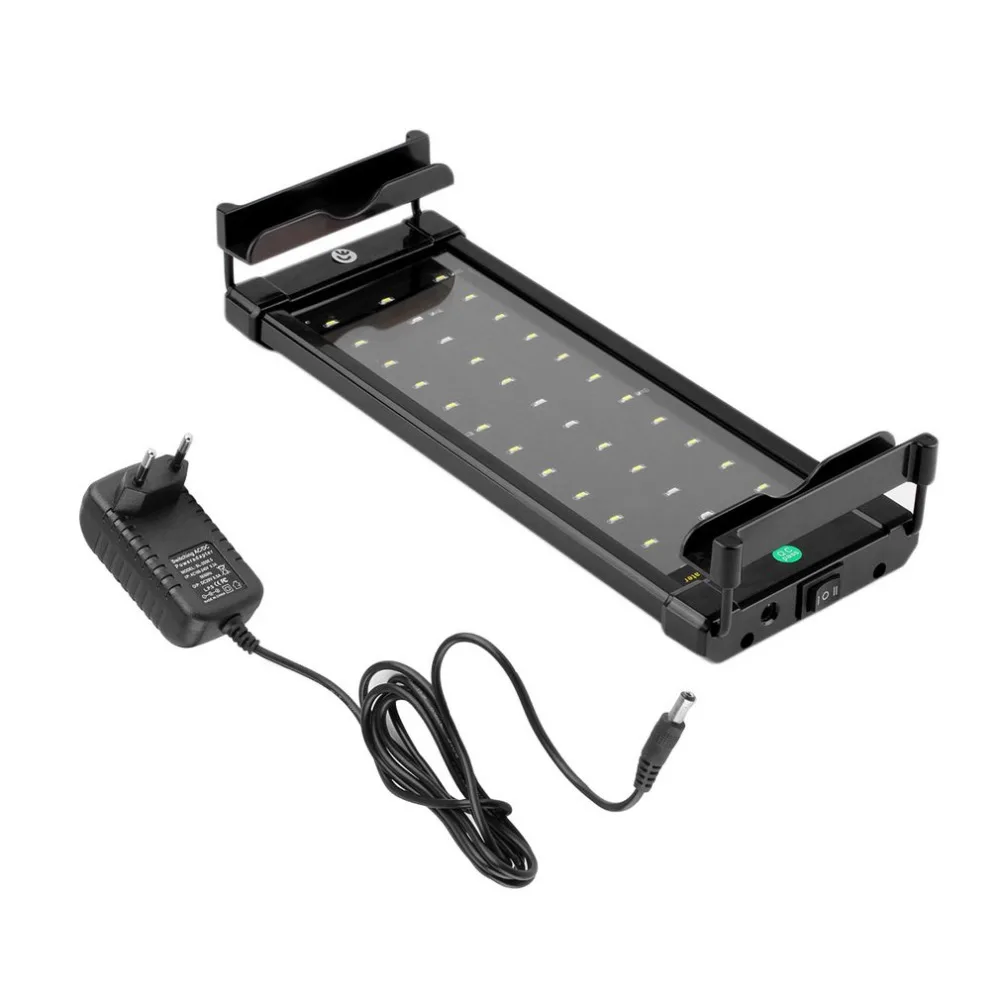 

Waterproof Underwater Aquarium Fish Tank Fishbowl Lighting SMD 6W 28 CM LED Lamp Light Bar Submersible Light Lamp EU Plug