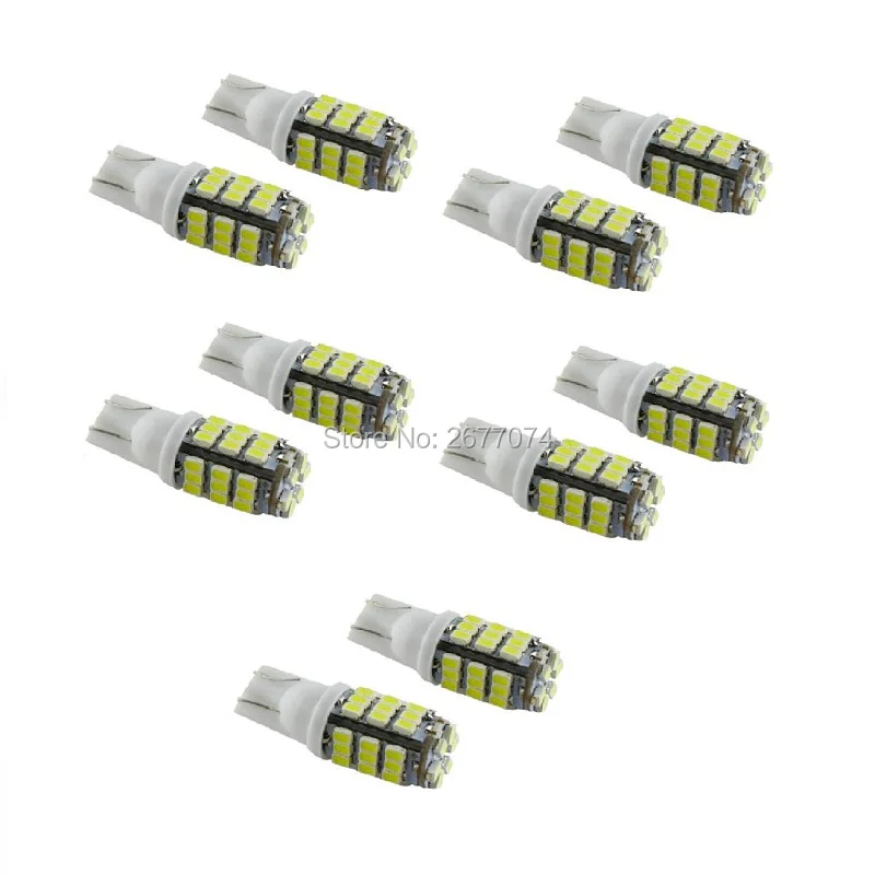 

10 pcs T10 168 194 W5W 1206 Bulbs 42SMD White Car LED Turn Signal Light DC12V JTCL048-ly