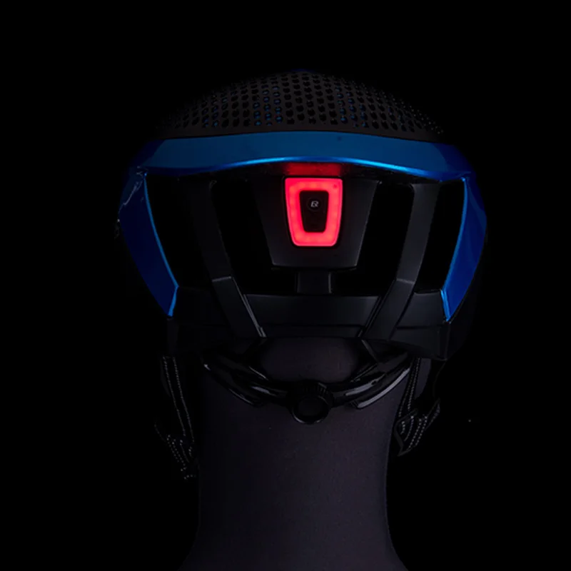 Top ROCKBROS Cycling Bike Light Waterproof Helmet Taillight Lantern Bicycle LED USB Rechargeable Safety Night Riding Bike Rear Light 1