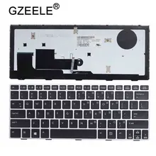 GZEELE США клавиатура для ноутбука hp EliteBook вращаются 810 G1 810 G2 810 G3 Подсветка клавиатуры D7Y87PA 706960-001 аккумулятор большой емкости US клавиатура серебро