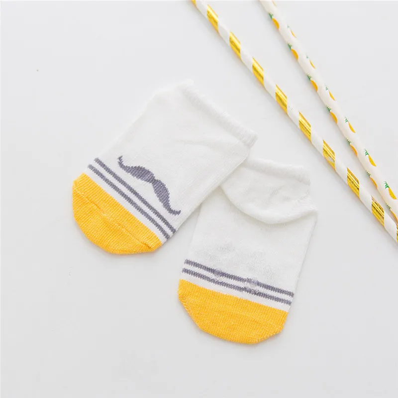Новое поступление, носки для новорожденных, детские носки из хлопка с рисунком, Нескользящие хлопковые носки для младенца - Цвет: 6