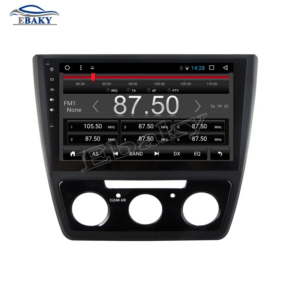 Excellent NaviTopia 10.1inch 1GB/2GB RAM Quad Core/Octa Core Android 7.1/8.1 Car DVD Radio for SKODA YETI 2016- with GPS/wifi/maps 5