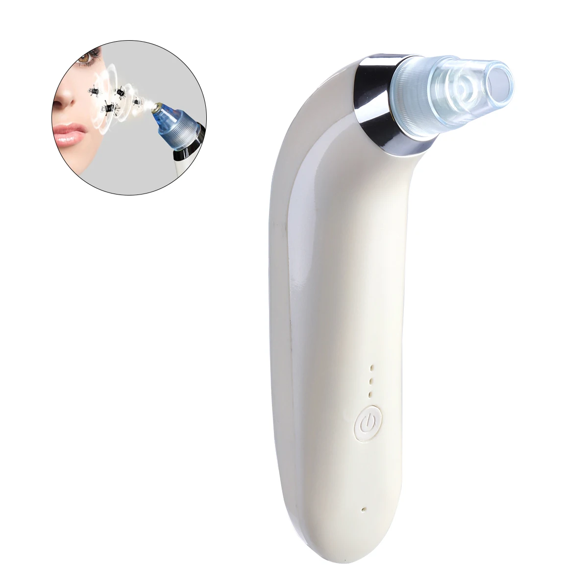 

Blackhead Removal Electronic Facial Pore Cleaner Acne Remover Removal Scar Peeling Utilizes Pore Vacuum Extraction Uction Clean