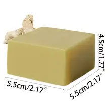 120 г Эфирное масло имбиря ручной работы прямоугольное мыло антибактериальное для облегчения зуда сужение пор Ванна волос уход за кожей лица