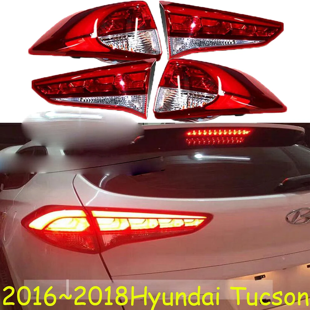 1 шт. автомобильный головной светильник для tucson головной светильник s год Tucson задний светильник светодиодный DRL HI LO HID xenon