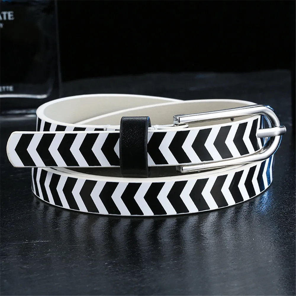 

Mens Ladies Elastic Webbing Belts Leather Trim Canvas Stretch Braided Belt designer brand luxury women cintos#P
