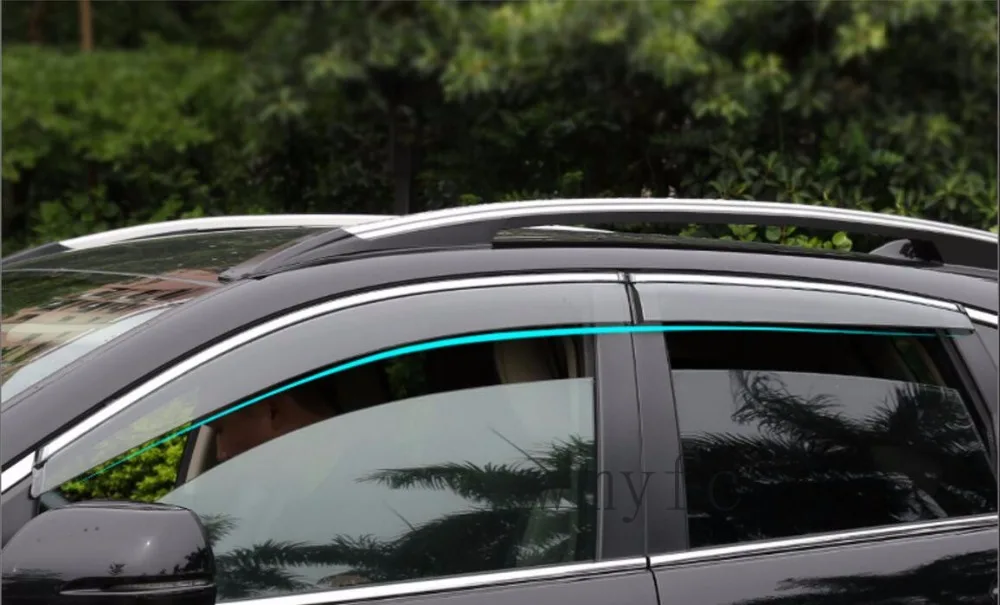 Для Honda CRV CR-V 2012 2013 ABS Пластиковые оконные козырьки навесы ветер дождь солнцезащитный козырек защита вентиляционные крышки