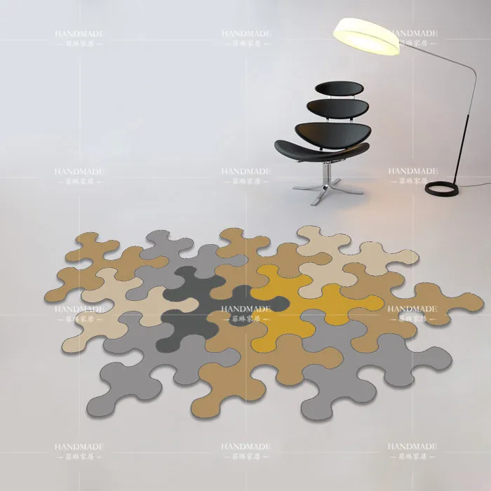 Новые горячие акрил утолщаются 26 мм головоломки ковер и ковры для Гостиная коврик для ванной коврик ребенок ползает коврик ручной работы