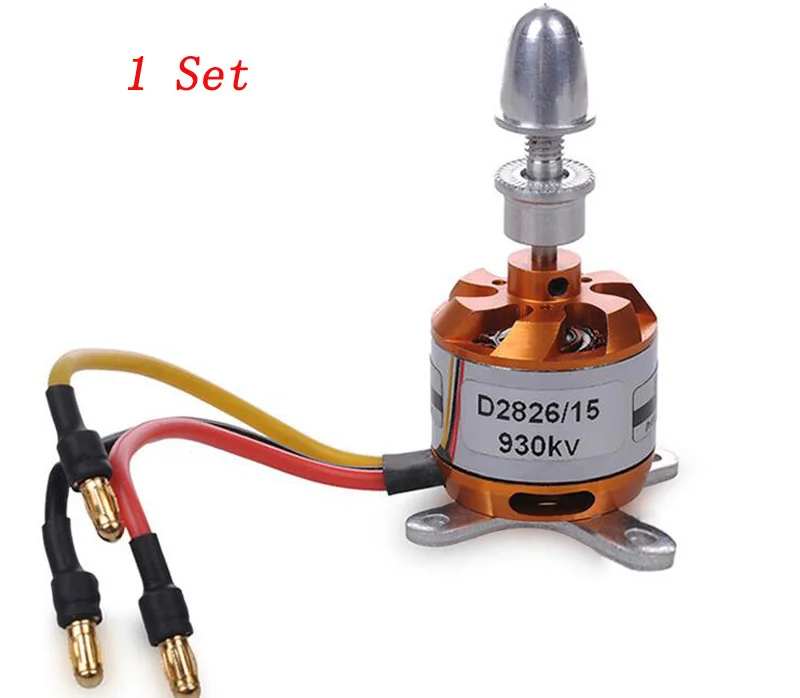 

1SET Brushless Motor High Speed Motors D2826-15 Power-generating Electric Machines with Screws for RC Aircraft Model DIY Parts