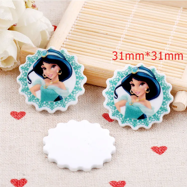 

10pcs/lot DIY resin cabochons accessories flat back resin planar girl