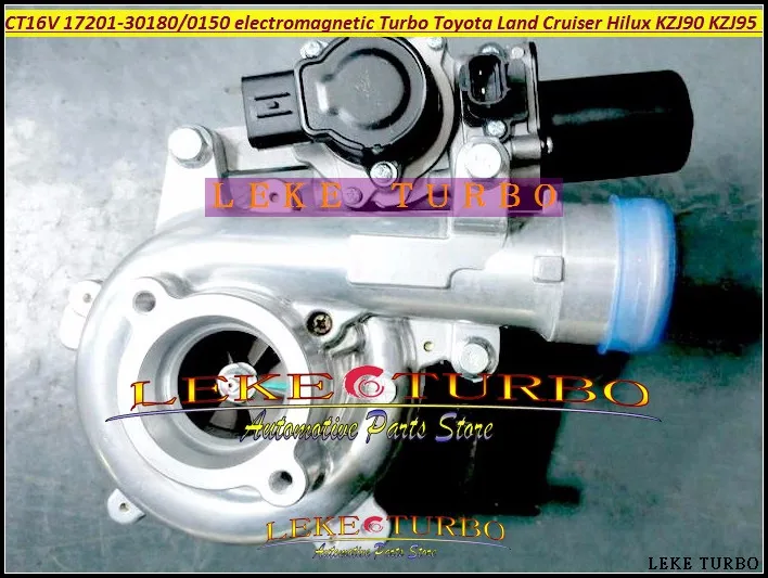 CT16V 17201-30180 17201-30150 with electromagnetic turbo turbocharger for Toyota Land Cruiser Hilux KZJ90 KZJ95 D-4D Auto engine