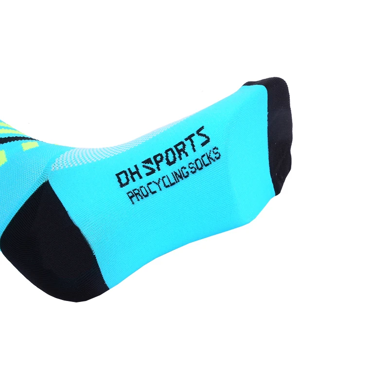DH Спортивные Новые велосипедные носки мужские и женские дорожные велосипедные носки брендовые Компрессионные носки для бега Велосипедное оборудование