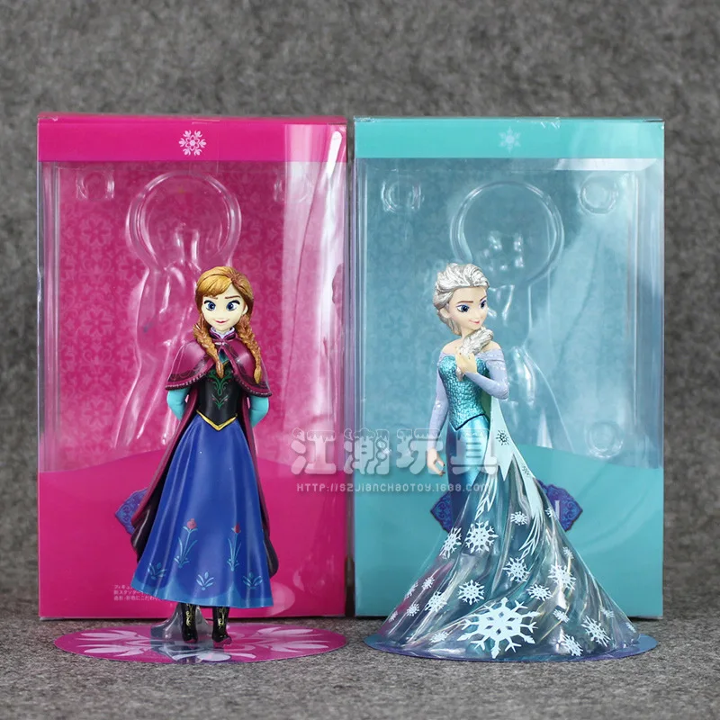 

Frozen Disney Elsa Princess Anne PVC Action Figure 14CM With Box Collection Model Anime Brinquedos Best Gifts for Girls