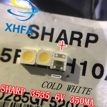 

200pcs/LOT SHARP LED backlight LCD TV 3535 3537 LED SMD Lamp bead bead 1.2W 6V 3535 Cold white