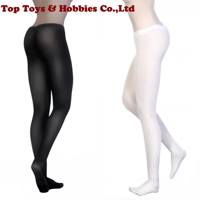 

1/6 Scale Female Stockings Socks Fishnet Pantyhose Net stocking Black/White Color For 12 Inches Female Figure Body Accessories