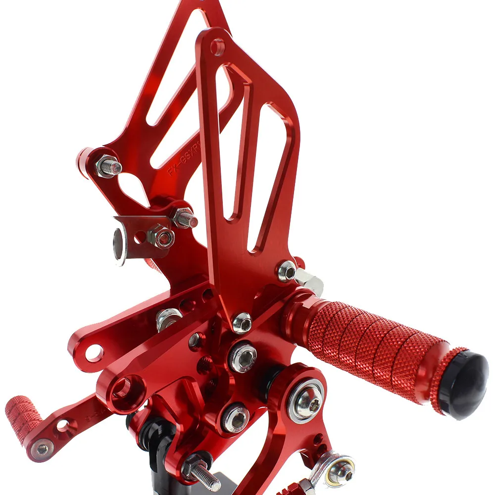 CNC Алюминий Регулируемая подножки для Suzuki SV650 SV650S SV1000 SV1000S 2008 2009 2010 2011 2012 2013