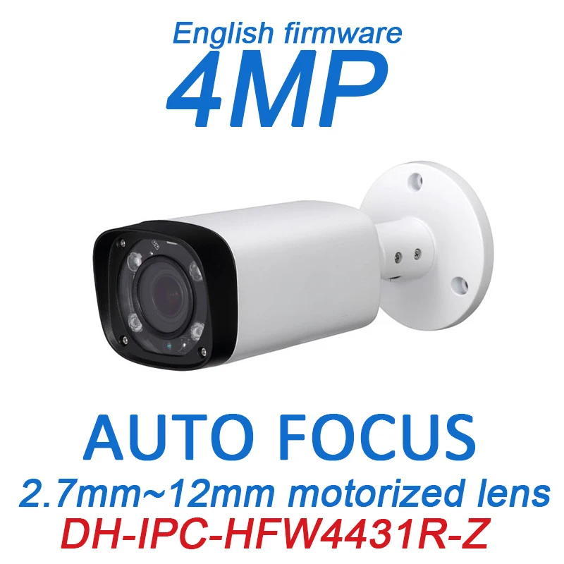 DH 4MP POE CCTV камера iPC HFW4431R Z 2 8 ~ мм 12 варифокальный Моторизованный объектив