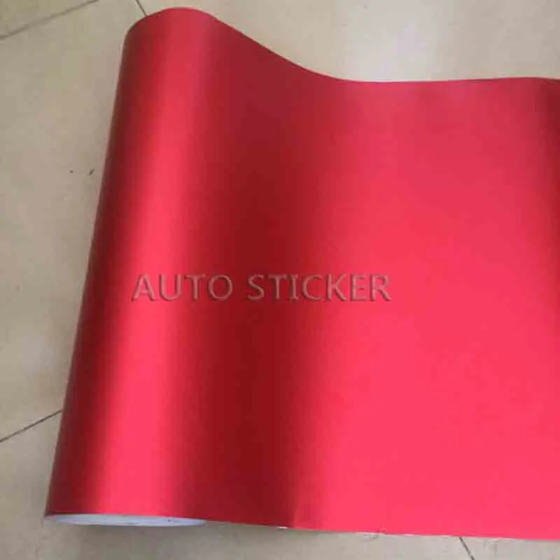 red matte metallic chrome car wrap 6