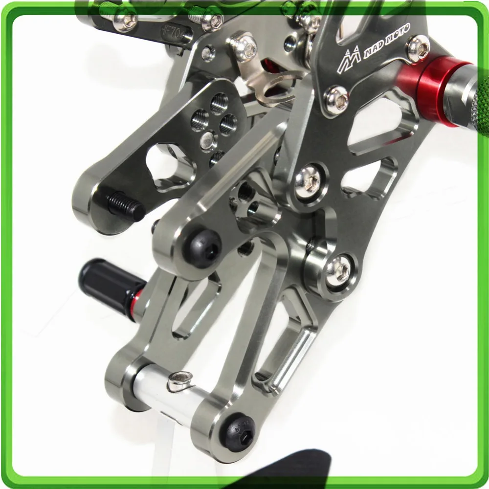 CNC Adjustable Rear Sets Rearset Footrest Foot Rest Pegs for  BMW S1000RR 2015 2016 2017 (22)