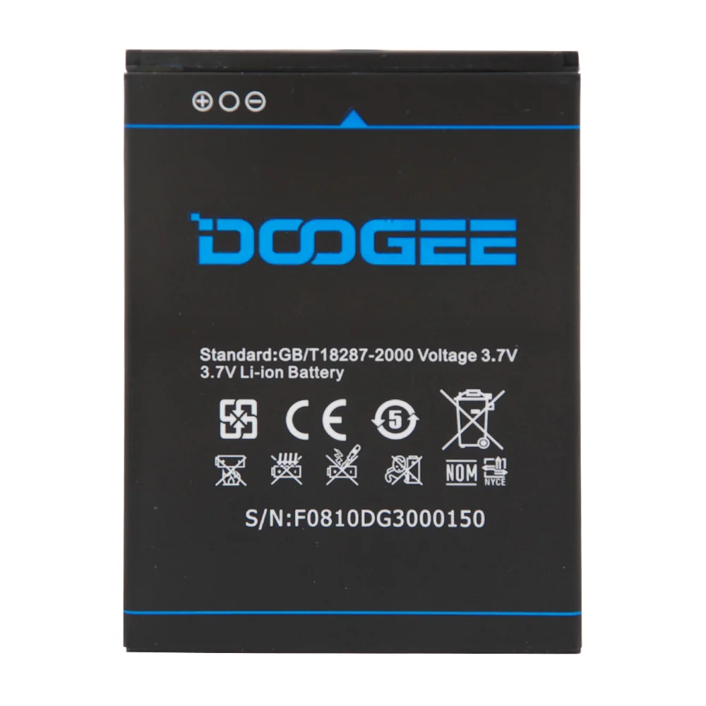 DOOGEE DG300 батарея 100% оригинал 2500 мАч B-DG300 для Doogee dg300 5 0 ''телефон в наличии +