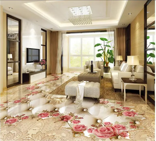 3d floor painting wallpaper