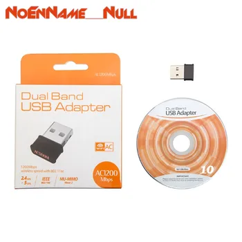 

Network Card wifi adapter 2.4G/5G 802.11ac 1200Mbps Dual Band Wireless Nano USB wifi Adapter For desktop dropshipping