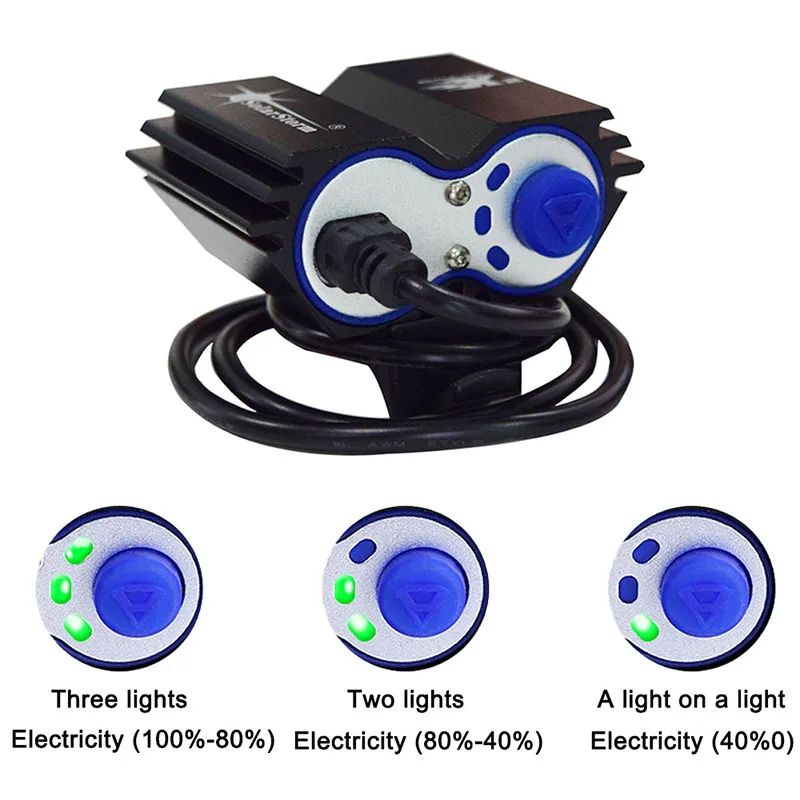 Solarstorm батареи для велосипеда, передний светодиодный светильник, перезаряжаемый велосипедный светильник, велосипедный светильник, Аксессуары для велосипеда, 4/6 секций