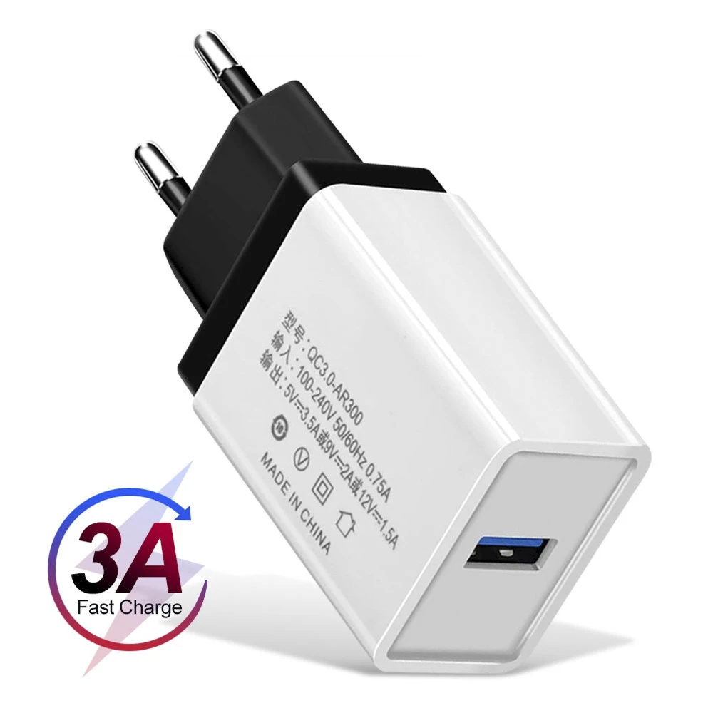 

Universal 5V 3.5A 9V 2A 12V Quick Charger 3.0 Fast Charger USB Wall Charger for iPhone for Samsung For Xiaomi QC 3.0 USB Charger