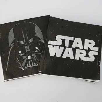 

Kids Favors Towels Star Wars Paper Napkins Baby Shower Decoration Cartoon Theme Birthday Party Tissues Supplies