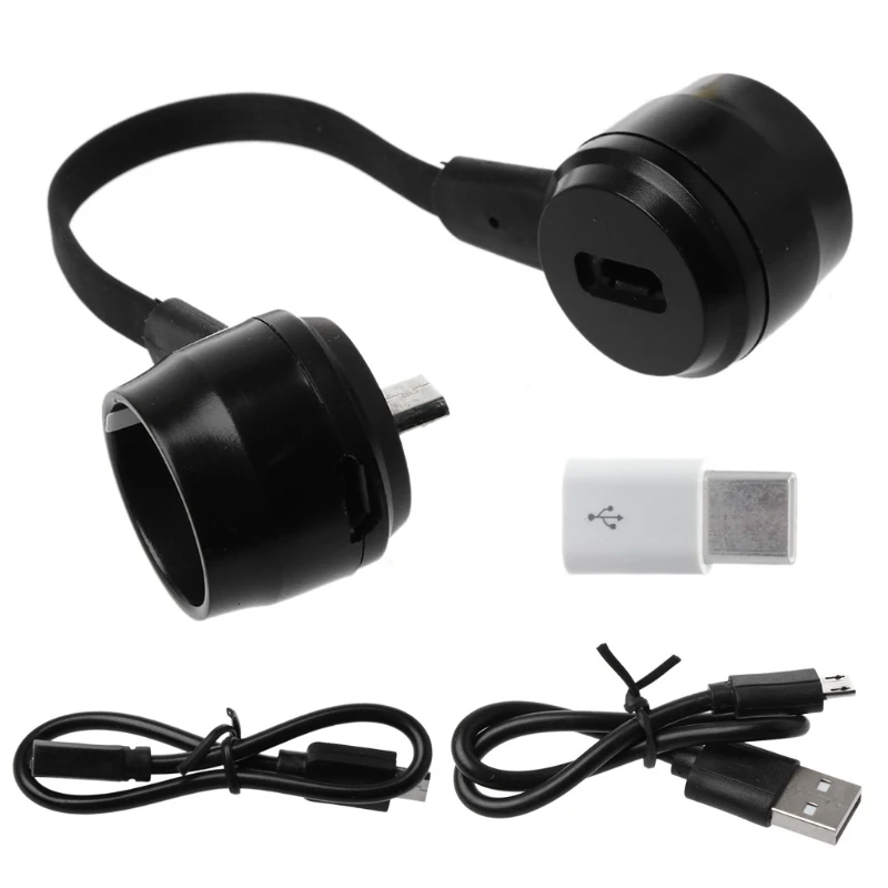 

Magnetic DIY 18650 Battery Power Bank Kit Micro USB+Type C Charger For Cellphone