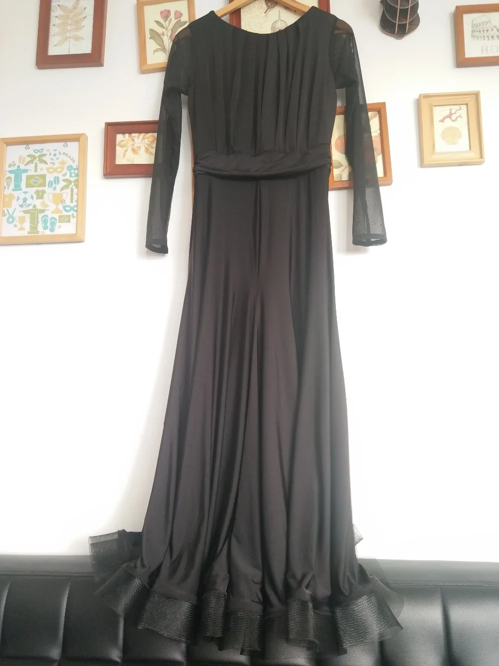 ladies ballroom dance dress standard costumes sexy spandex ballroom dance dress for women competition dresses