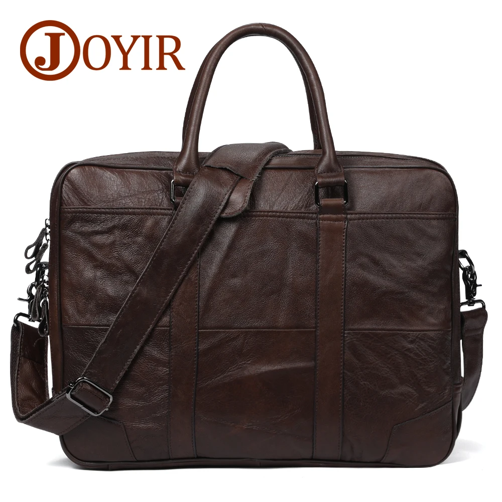 JOYIR Genuine Leather Bag Business Men Bags Laptop Tote Briefcases Messenger Crossbody Bags Shoulder Handbags Leather Men's Bag JOYIR Genuine Leather Bag Business Men Bags Laptop Tote Briefcases Messenger Crossbody Bags Shoulder Handbags Leather Men's Bag