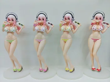 

Nitro+ Super Sonico Niko Virtual Idol Super Sexy Bikini Swimwear Ice cream Figurine 20cm Figure Toys