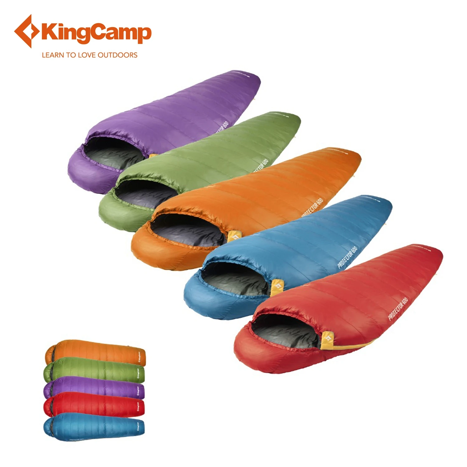 

KingCamp Lazy Bag Outdoor Winter Mummy Sleeping Bag Spring & Autumn Down Sleeping Bag for Camping Equipment Five Colors