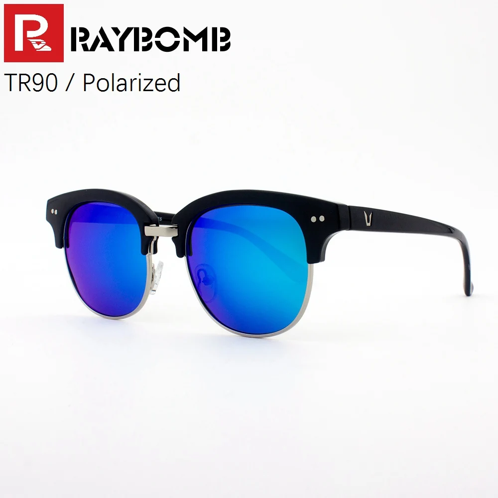 RAYBOMB 2016 новые классические зеркальные полуметаллические солнцезащитные очки