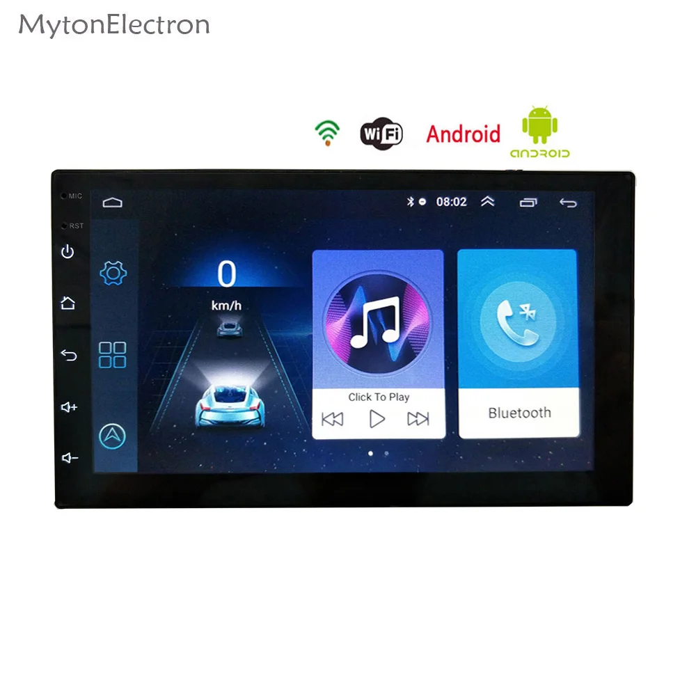

2 Din Android Radio Bluetooth GPS Navigation WIFI Stereo Video 7 inch 1024*600 Tap PC Table Universal in Car Multimedia Player