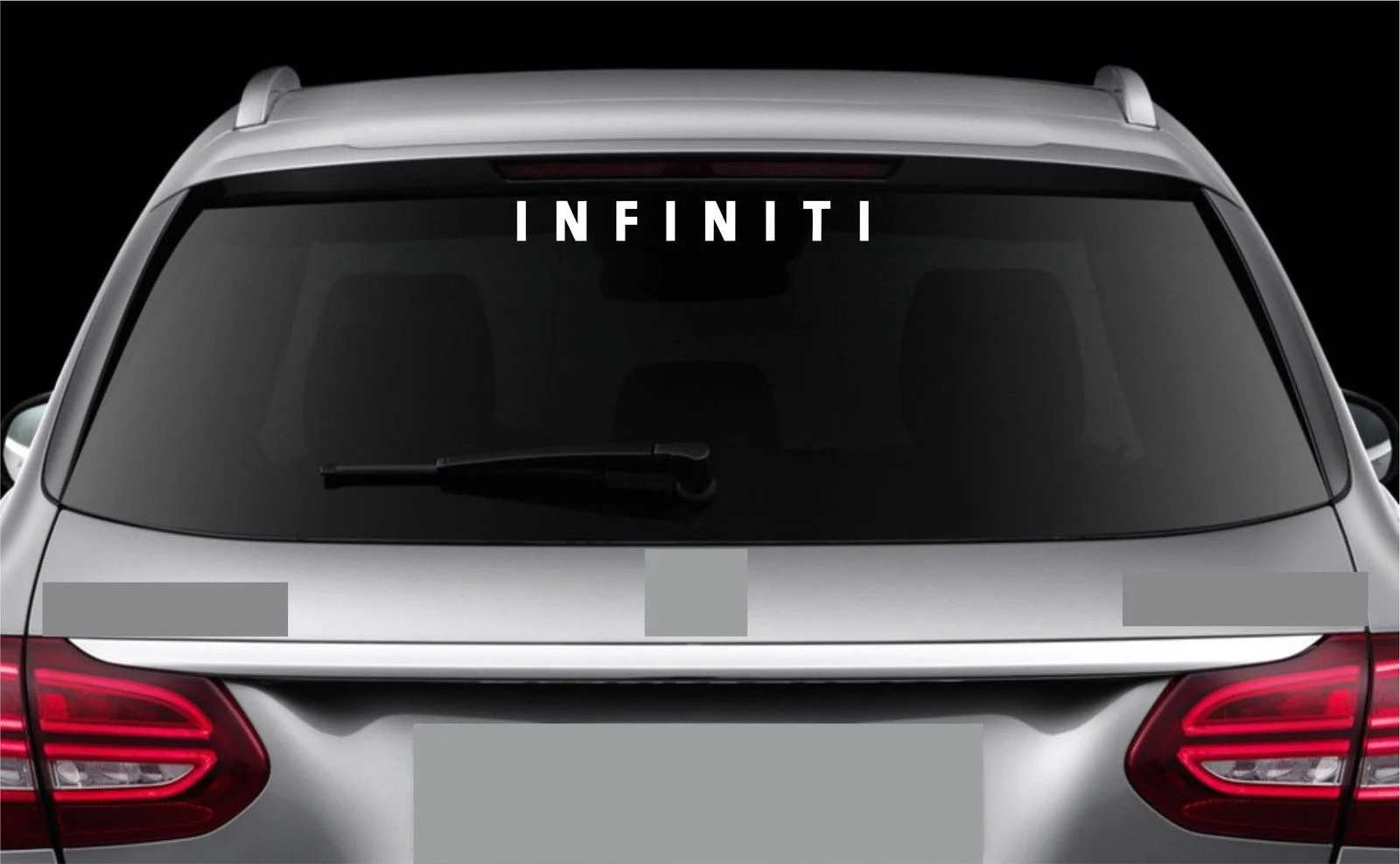 For Rear Window Sticker fits Infiniti Vinyl Decal Emblem Sticker Logo