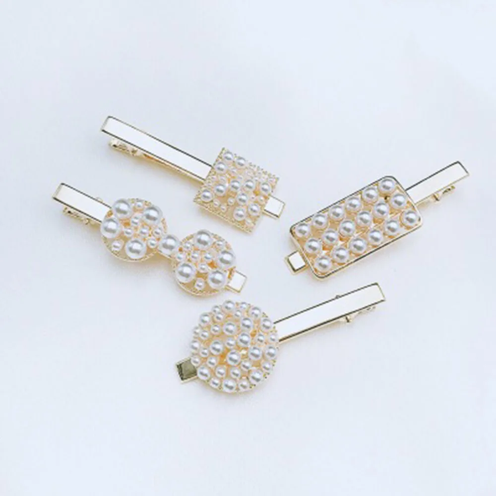 Elegant Temperament Pearl Hairpin Korean Chic Wind Retro Clip Bangs Clip Hairpin Clip Hair Styling Tool 1 Elegant Temperament Pearl Hairpin Korean Chic Wind Retro Clip Bangs Clip Hairpin Clip Hair Styling Tool 2